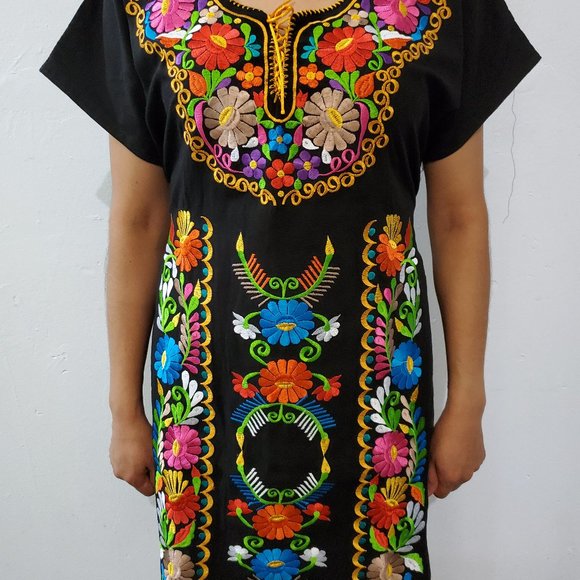 Dresses & Skirts - Black  Mexican Aretisanal Dress